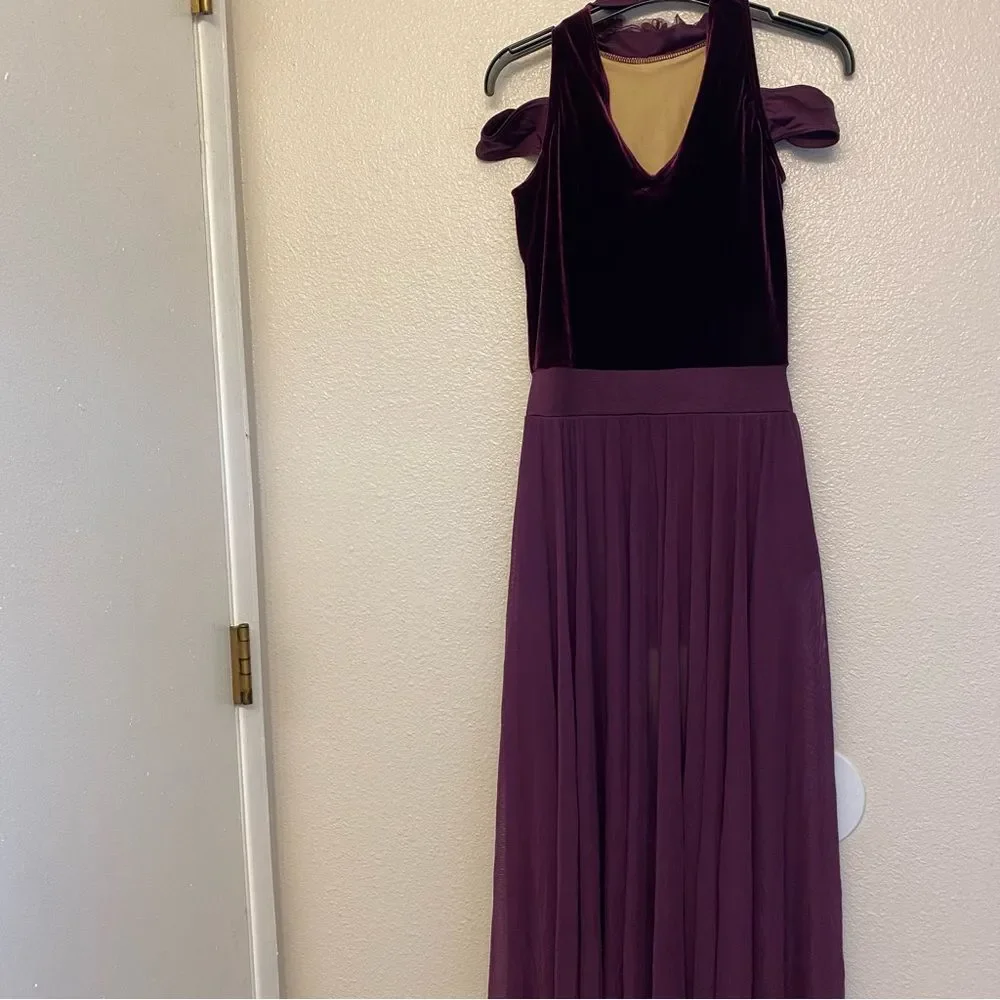 Weissman dance costum purple